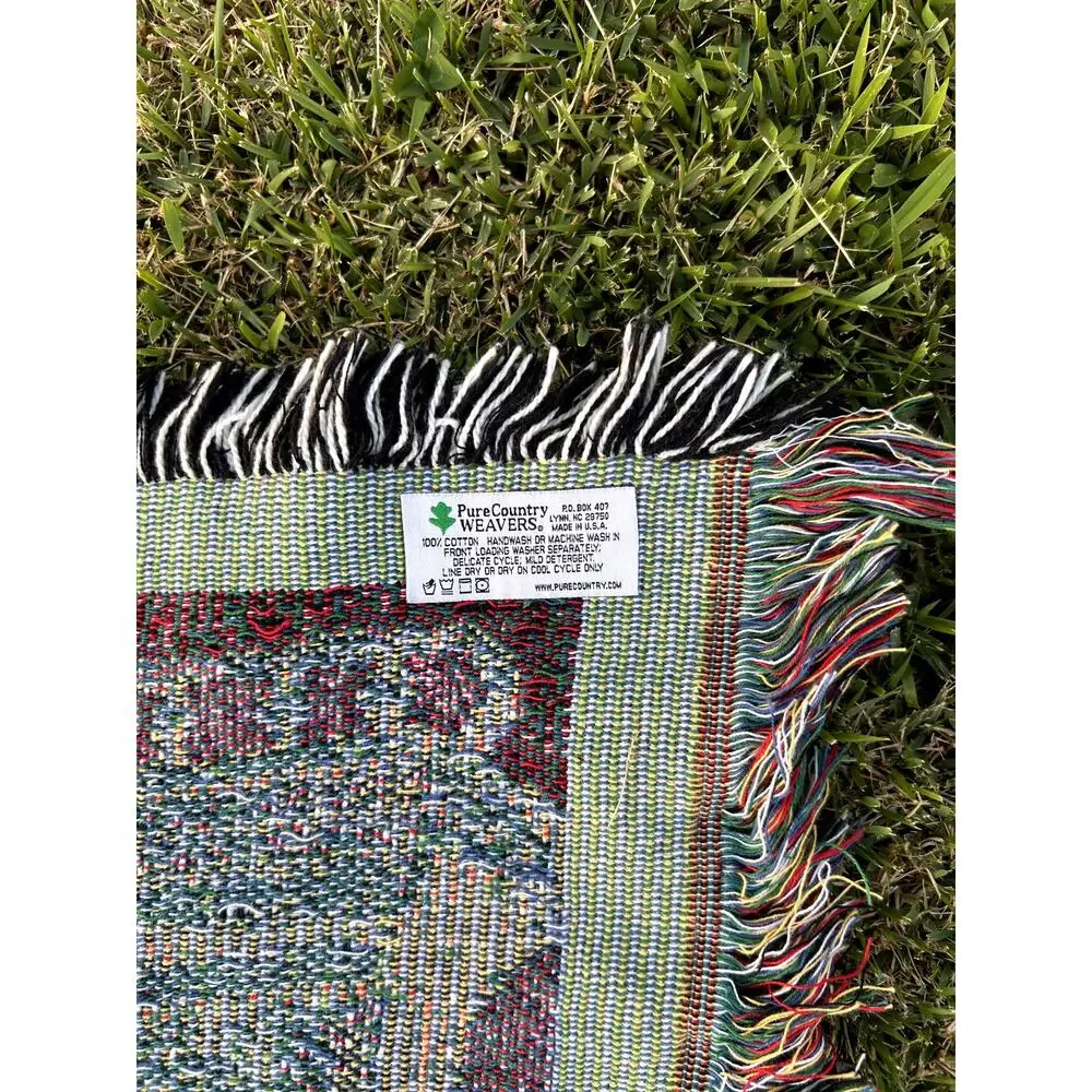 Vintage 90s Italian Restaurant Drug Store Tapestry Blanket